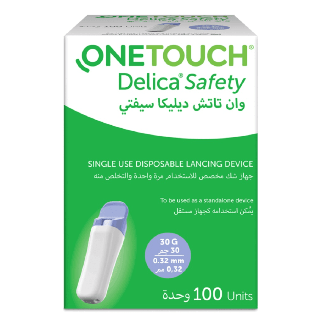 ONE TOUCH Delica Safety - 100 Lancing Device