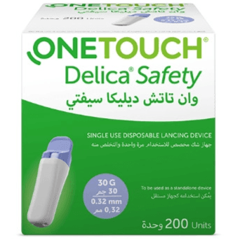 ONE TOUCH Delica Safety - 200 Lancing Device