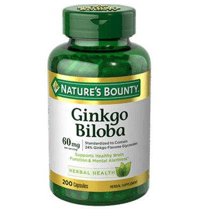 NATURES BOUNTY Ginkgo Biloba 60mg - 200 Capsules