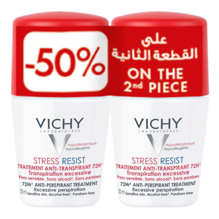 Vichy 72h roll on stress resist anti-perspirant excessive - 50ml + 50% off the 2nd piece 29508