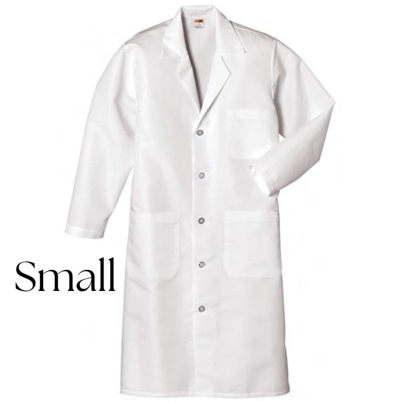 MX-LRD Cotton Lab Coat White Small 130698