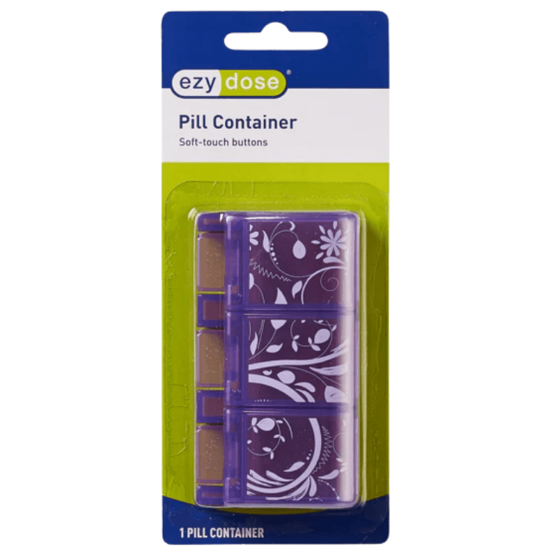 EZY DOSE - Pill Container Soft-touch Buttons 67161