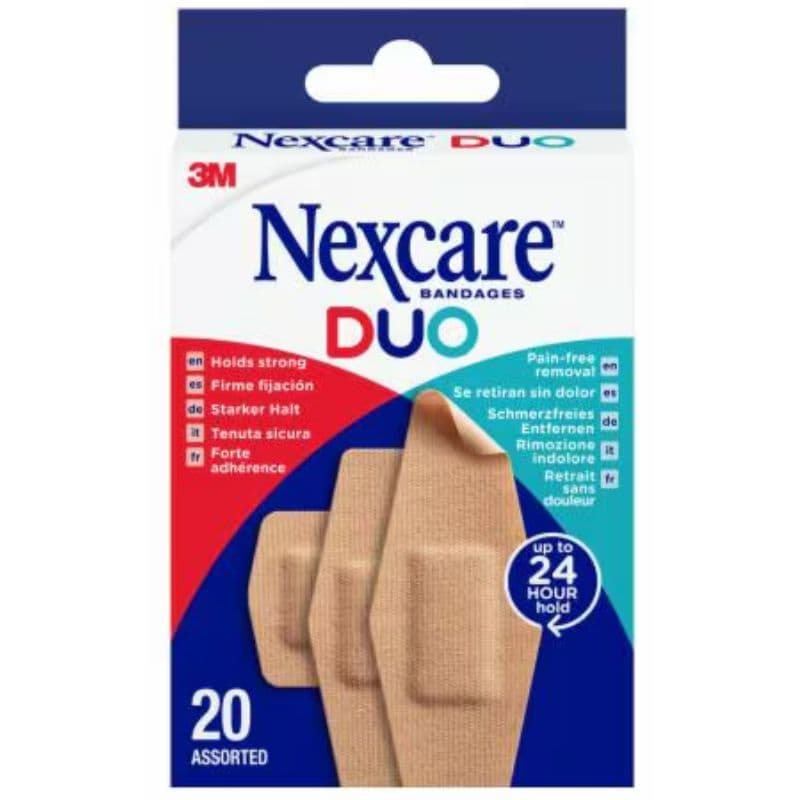 NEXCARE DUO Plasters Assorted - 20 Pieces N17-20-3