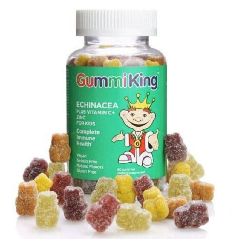 GUMMI KING Echinacea + Vitamin C & Zinc Gummies - 90 Pieces VTG06