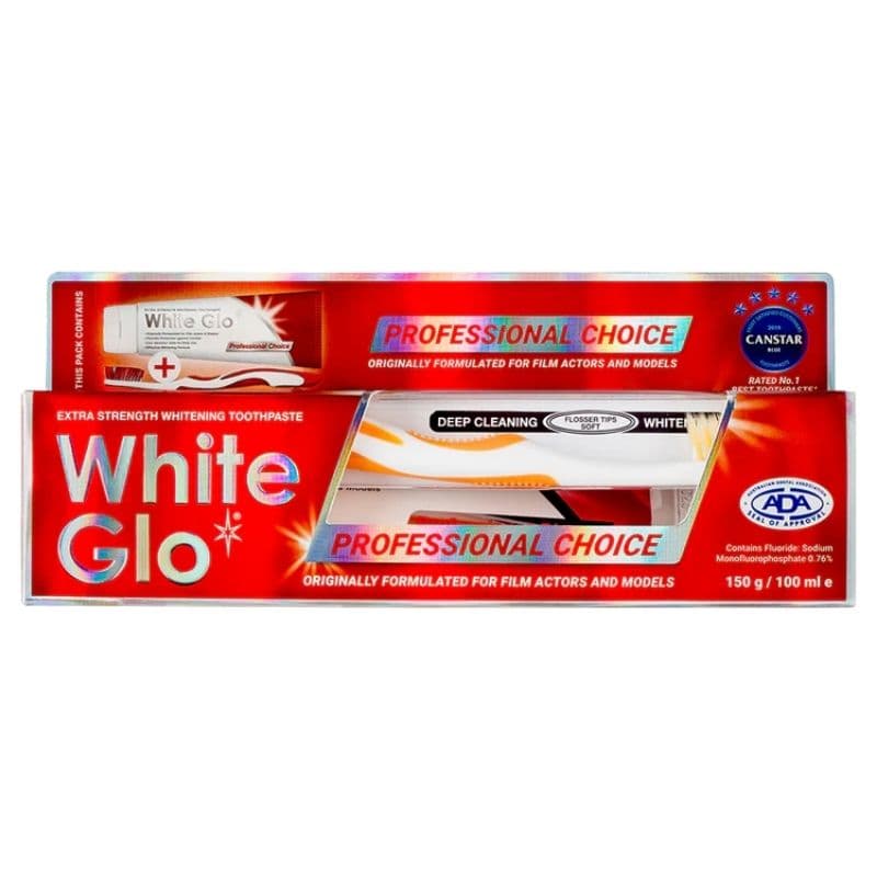 WHITE GLO Toothpaste Professional Choice Whitening - 100ml