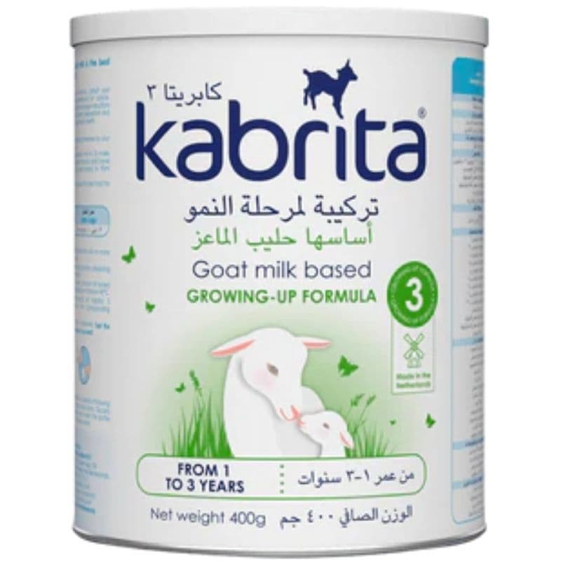 كابريتا حليب الماعز رقم 3 المرحلة الثالثة - 400ج مسحوق تركيبة حليب