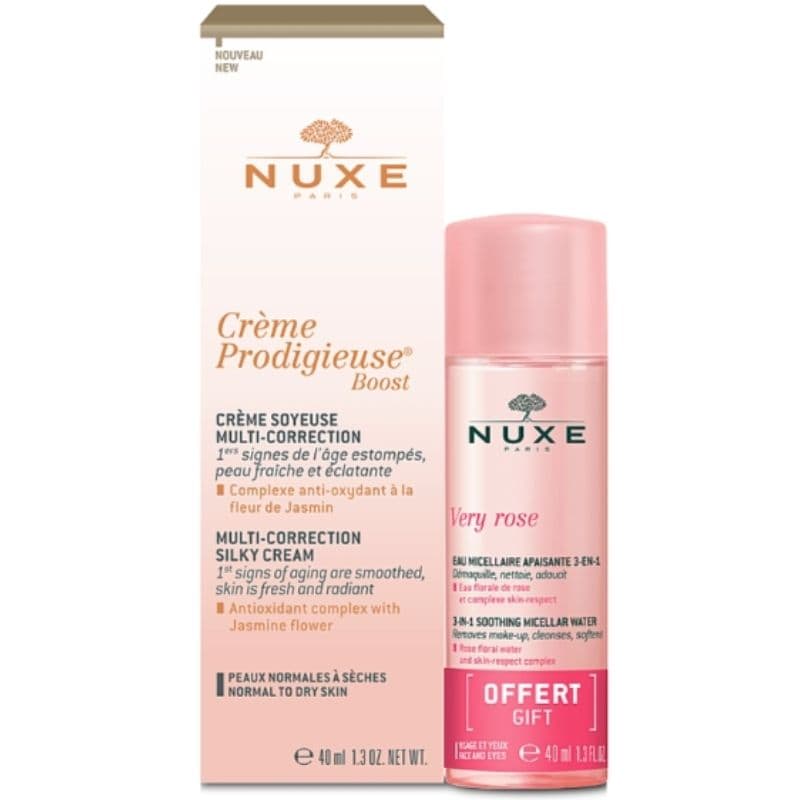 NUXE Promo Prodigieuse Multi Correction Gel Cream - 40ml + Very Rose Micellar Water - 50ml Vnm02258