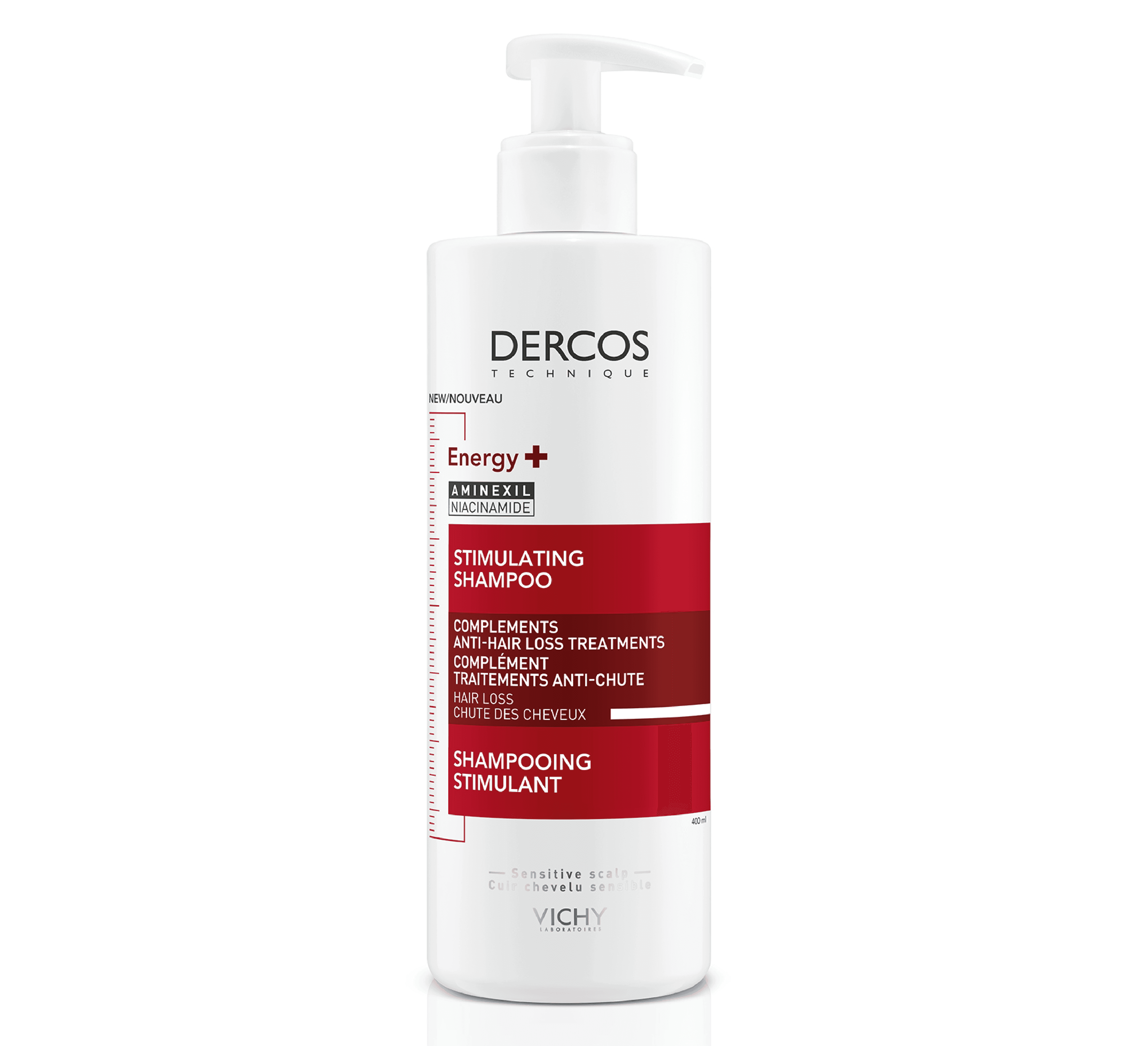 VICHY Dercos Energy+ Stimulating Anti-Hair loss Shampoo - 400ml Fm19496
