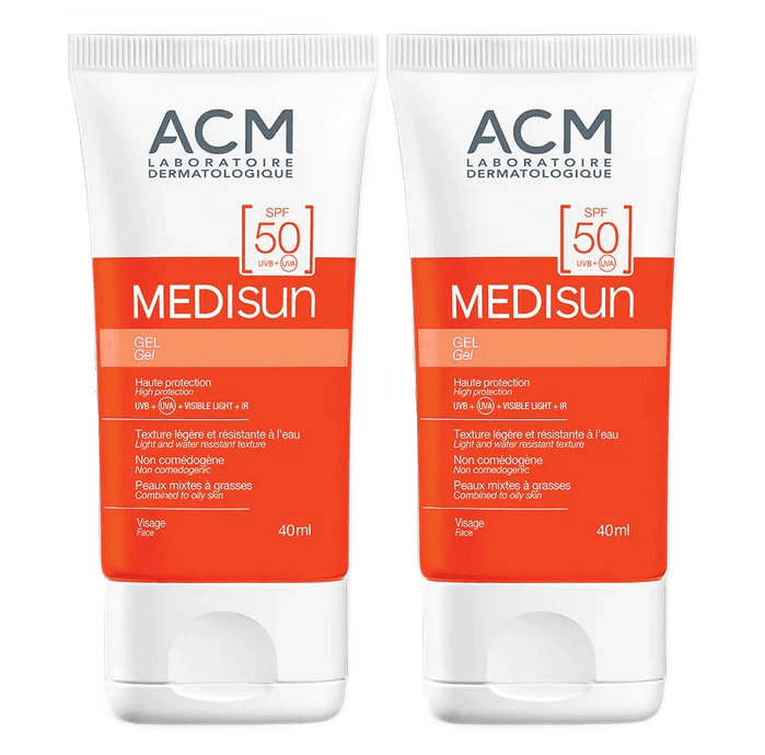 ACM Medisun Duo Sun Protection Face Gel SPF50 - 2X40ml 19003