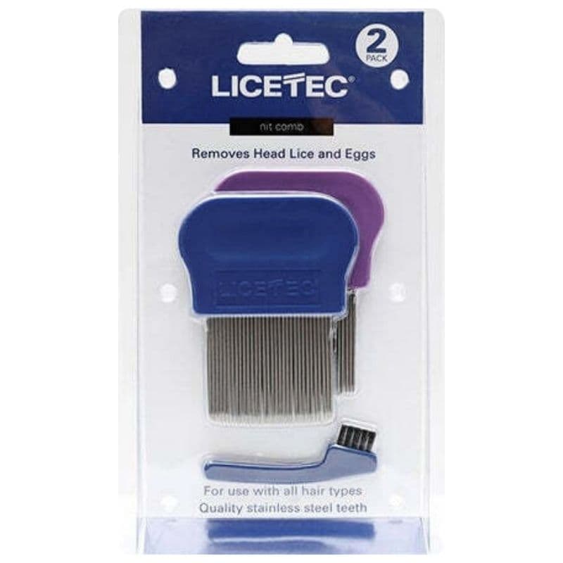 LICETEC Metal Nit Comb Twin 162010