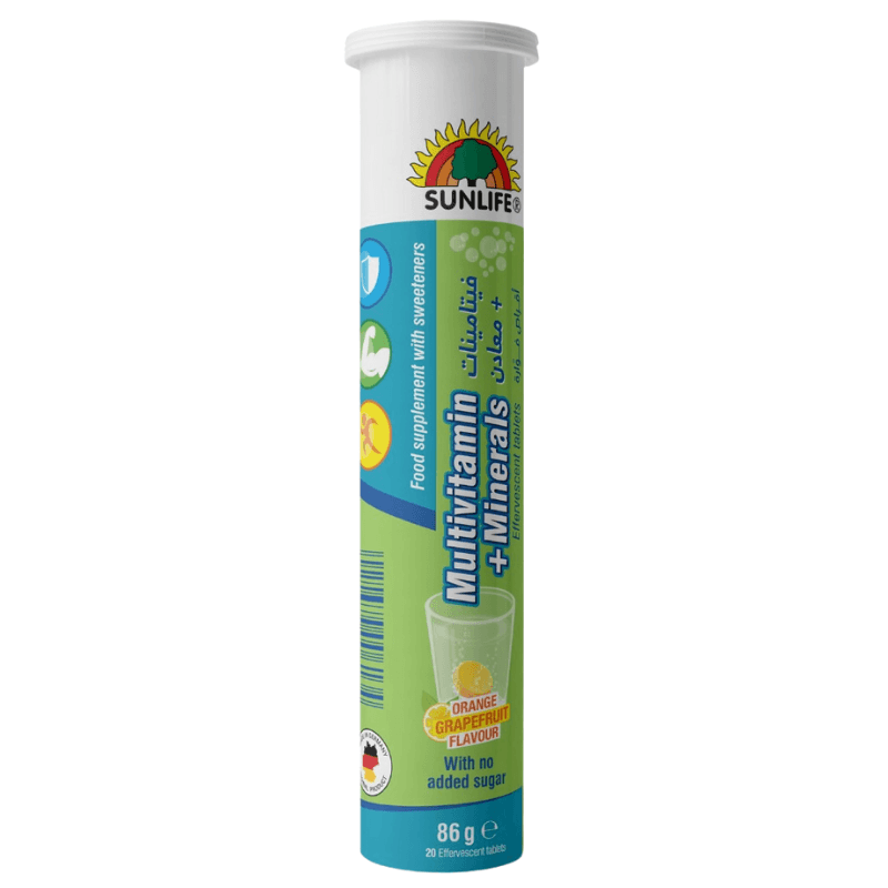 SUNLIFE Multivitamin + Minerals Effervescent Tablets - 20 Pieces