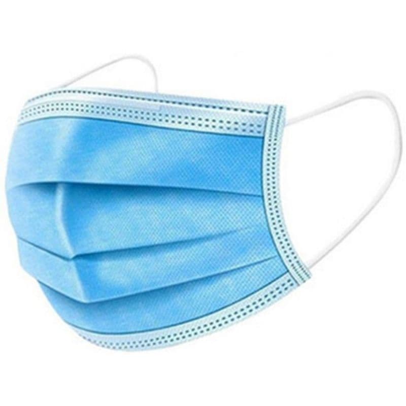 Protective Face Mask 3-Ply with Ear loop Blue - 50 Masks 128172 128131