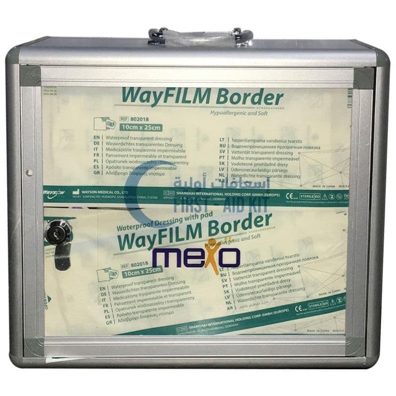 First Aid Metal Filled Box 50 Pax Medium TRUSTLAB 132701