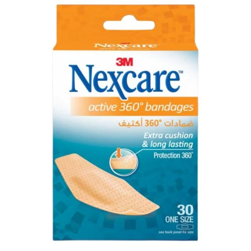 NEXCARE Active 360 Bandages One Size - 30 Pieces Ref 572-30DP UU010993283
