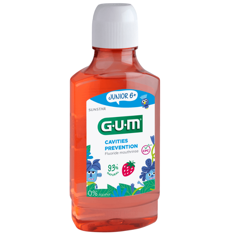 GUM - Junior Mouthwash 6 years Plus Alcohol Free - 300ml 3022