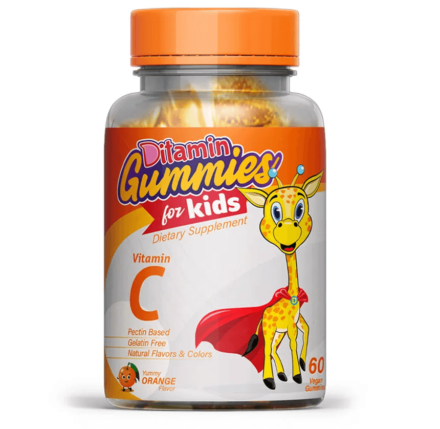 DITAMIN Gummies for Kids Vitamin C - 60 Pieces UPC111
