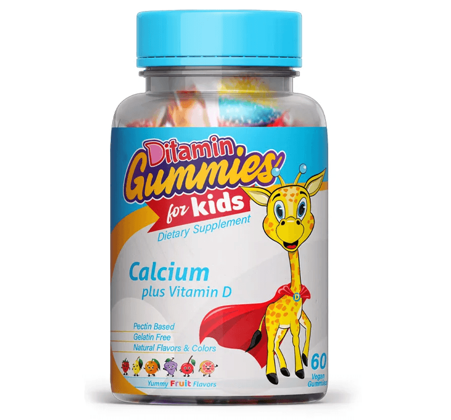 DITAMIN Gummies for Kids Calcium Plus Vitamin D - 60  Pieces UPC112