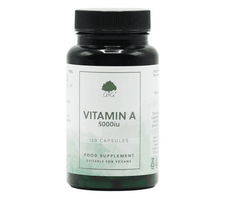 G&G Vitamin A 5000IU - 120 Capsules