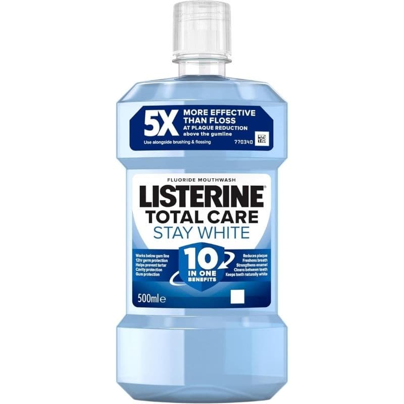 LISTERINE Total Care Stay White Mouthwash - 500ml