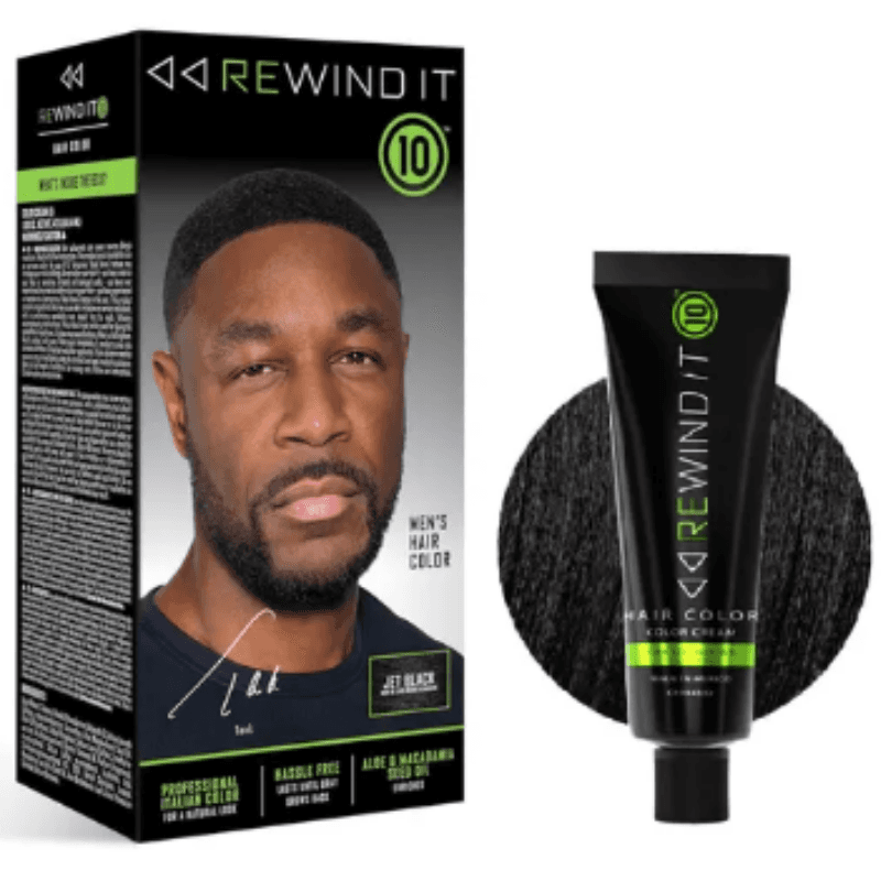 REWIND IT 10 - Men's Hair Color - Jet Black - 0100