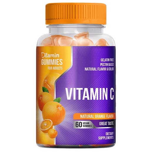 DITAMIN Gummies for Adult Vitamin C - 60 Pieces UPC116