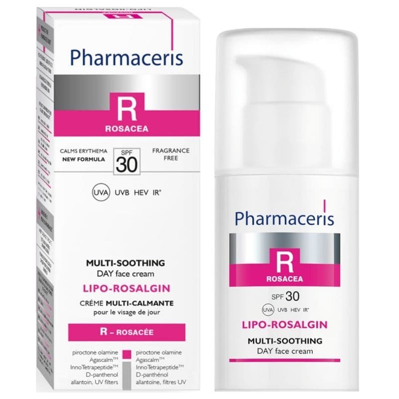 PHARMACERIS R Lipo-Rosalgin Multi-Soothing SPF30 Day Face Cream - 30ml 10127