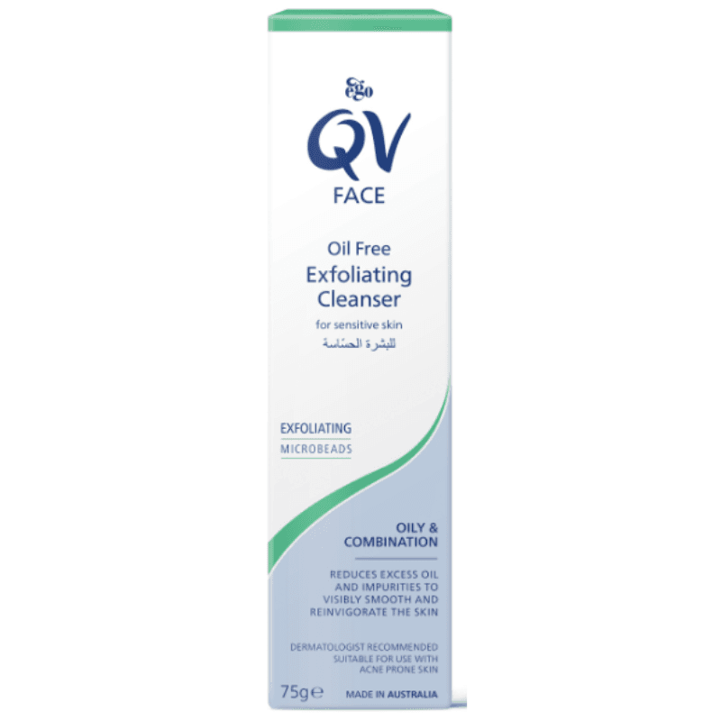 QV Face Oily Free Exfoliating Cleanser - 75g 67057