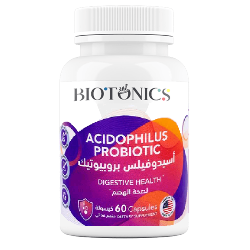 BIOTONICS Acidophilus Probiotic - 60 Capsules