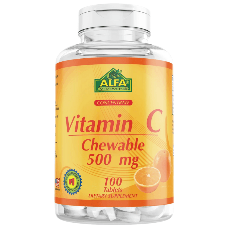 ALFA Vitamin C 500mg - 30 Chewable Tablets