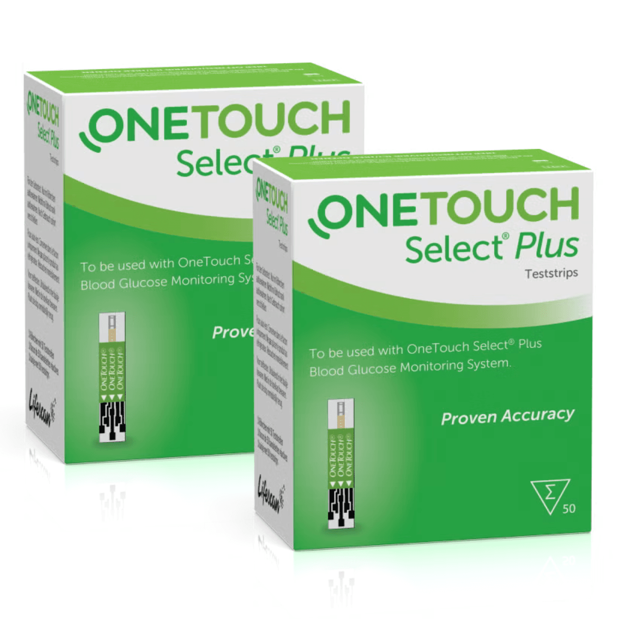 ONE TOUCH Select Plus Refill Kit - 100 Test Strips