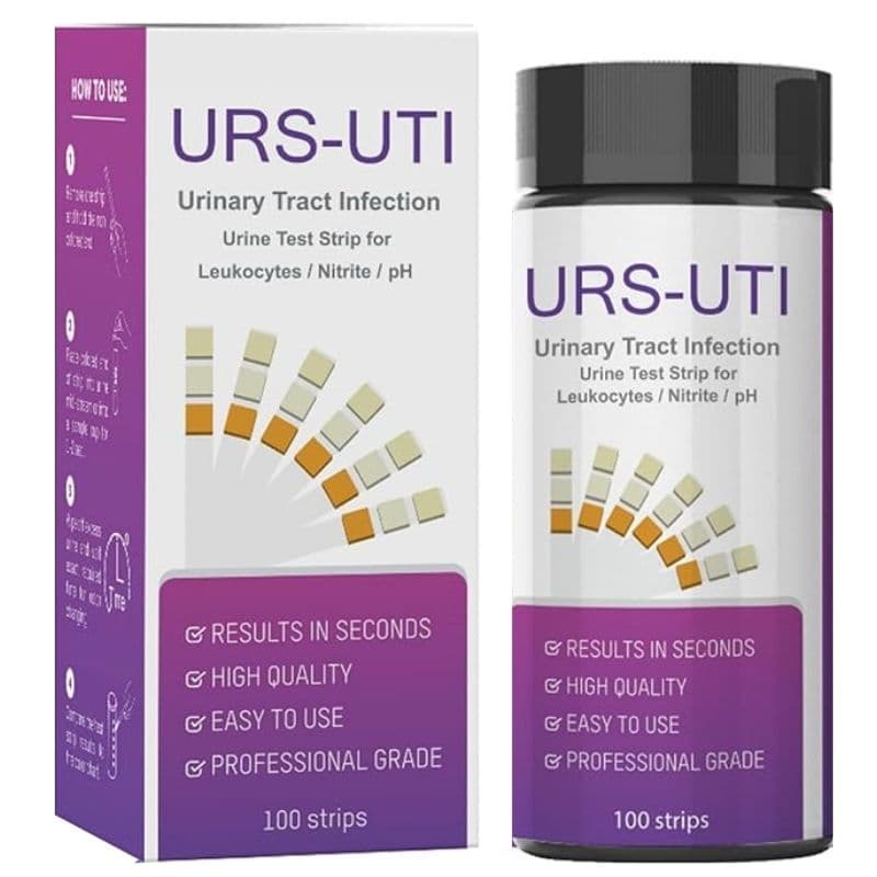 شرائط اختبار يو ار اس - UTI لالتهاب المسالك البولية - 100 قطعة 2239