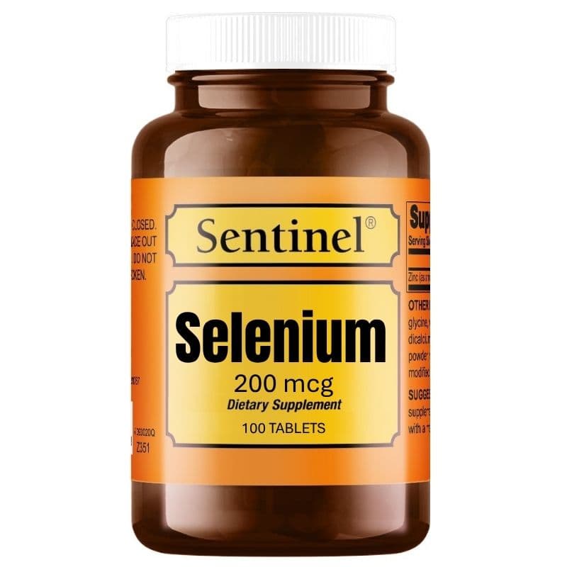 SENTINEL Selenium 200mcg - 100 Tablets