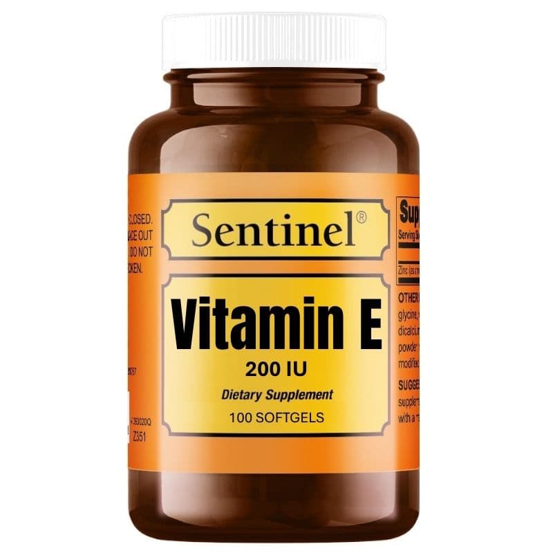 SENTINEL Vitamin E 200IU - 100 Softgels