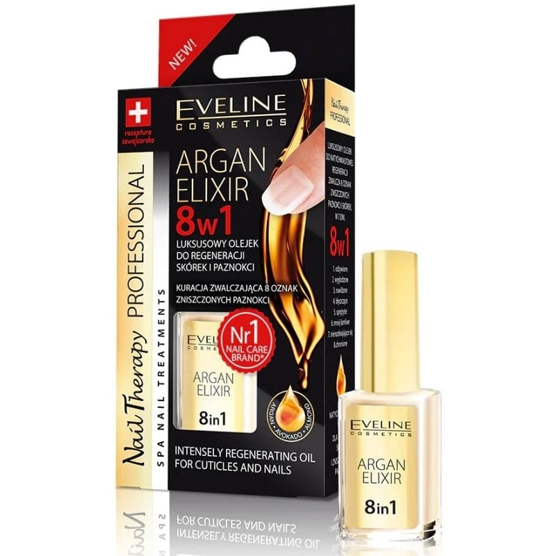EVELINE Argan Elixir 8-In-1 Nail Therapy - 12ml 66690