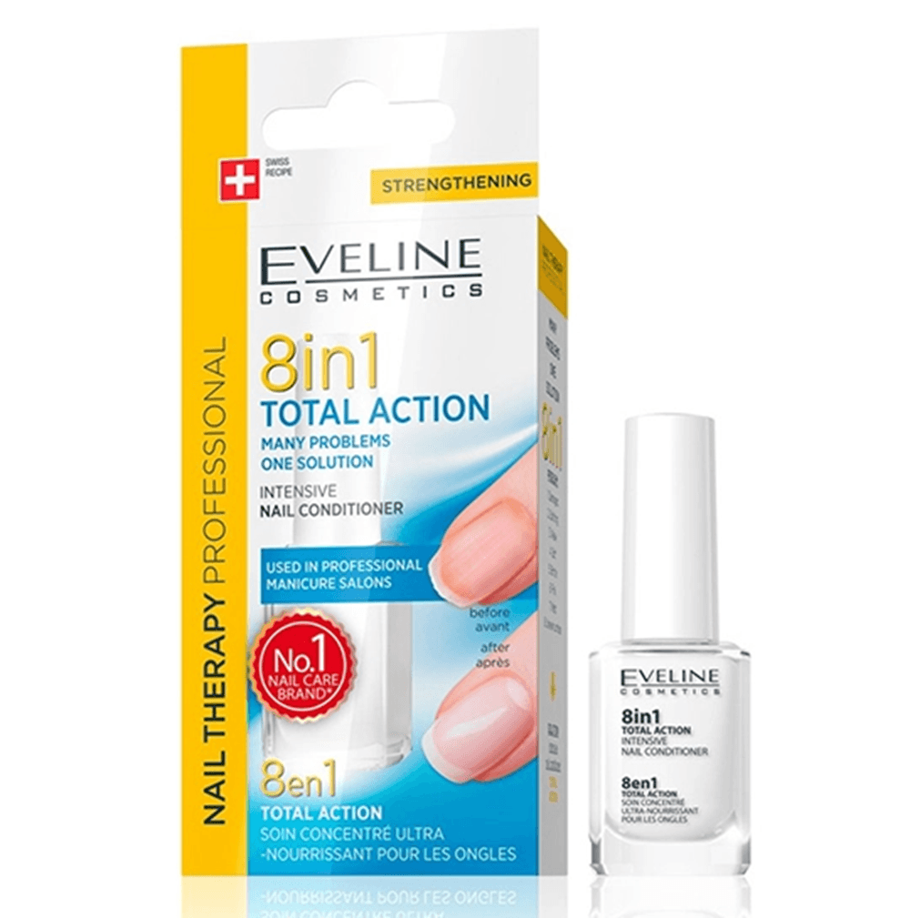 EVELINE Total Action 8-In-1 Intensive Nail Conditioner - 12ml 66674