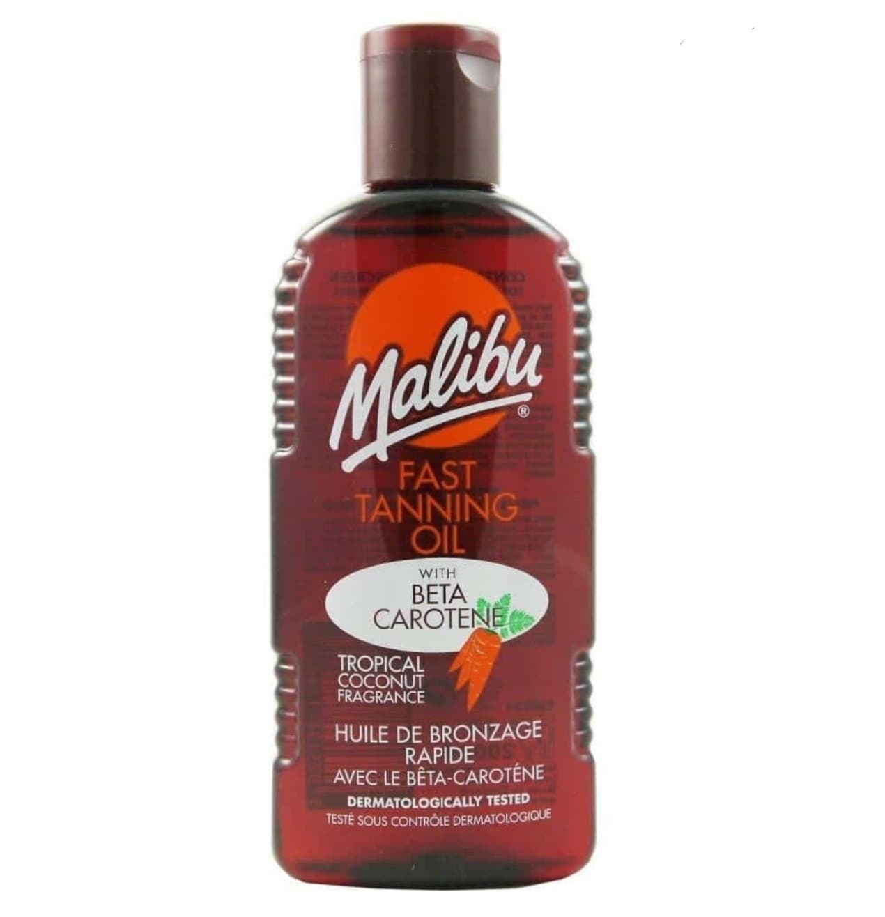 MALIBU Fast Tanning Oil with Carotene - 200ml 12607