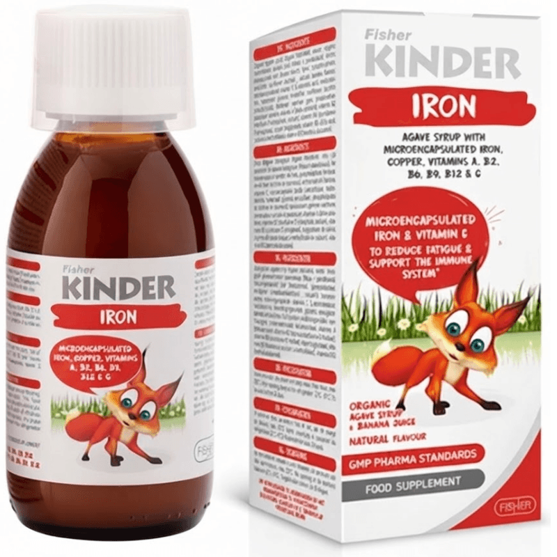 FISHER KINDER Microencapsulated Iron Syrup - 125ml