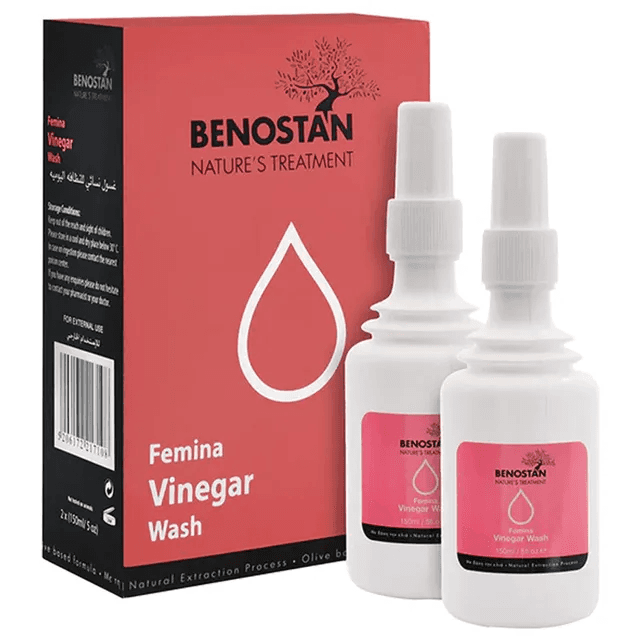 BENOSTAN Femina Vinegar Wash - 2 Containers x 150ml