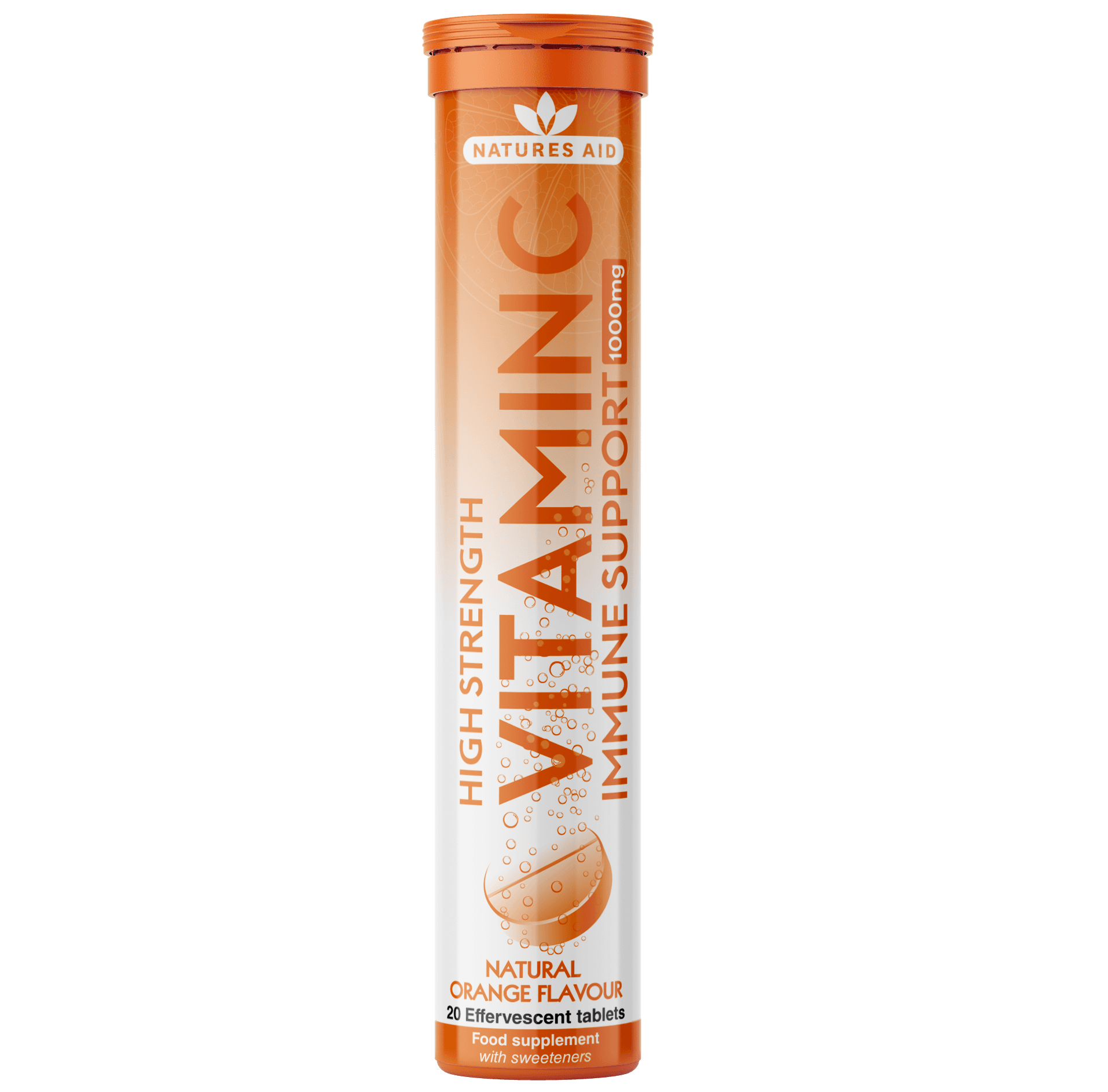 NATURES AID Vitamin C 1000mg - 20 Effervescent Tablets