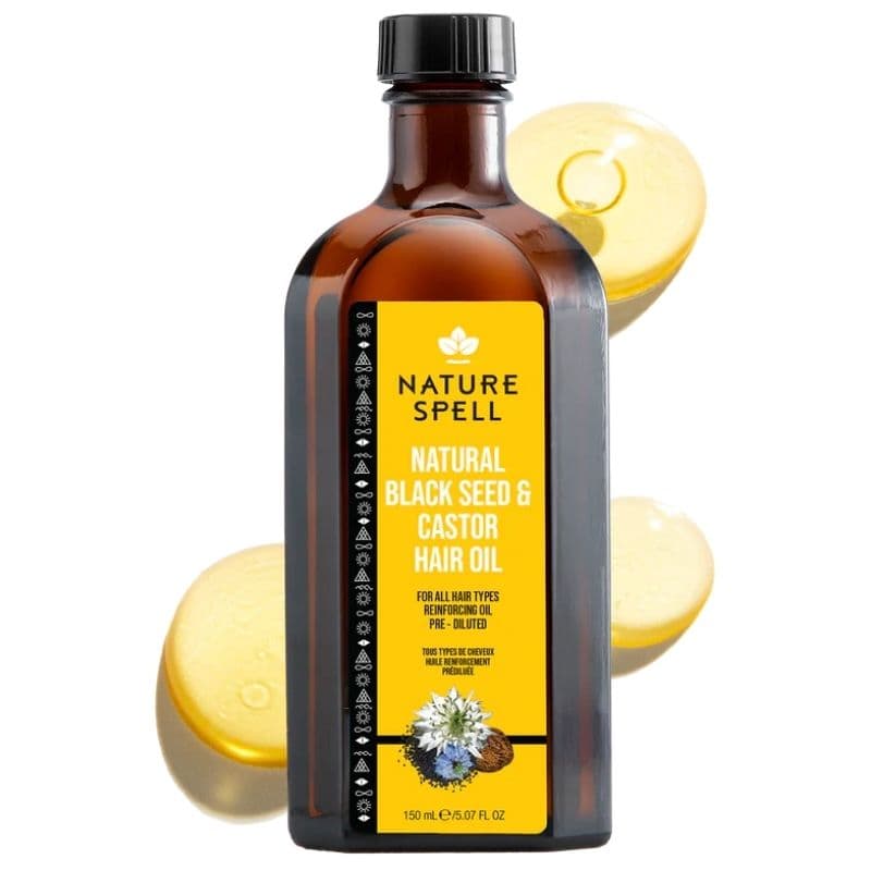 NATURE SPELL Natural Black Seed & Castor Oil - 150ml