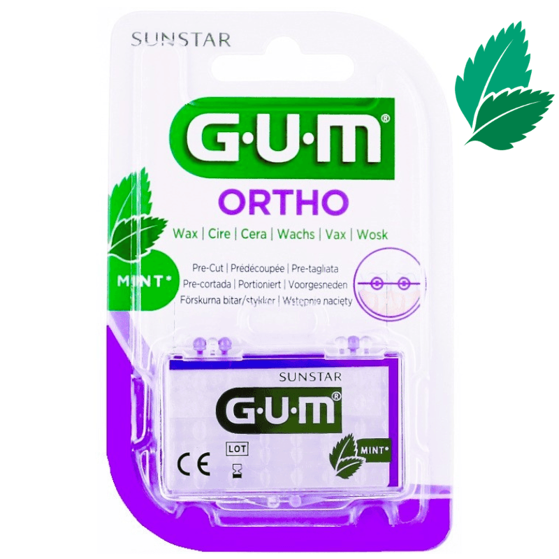 GUM - ORTHO Protective Precut Mint Wax 724