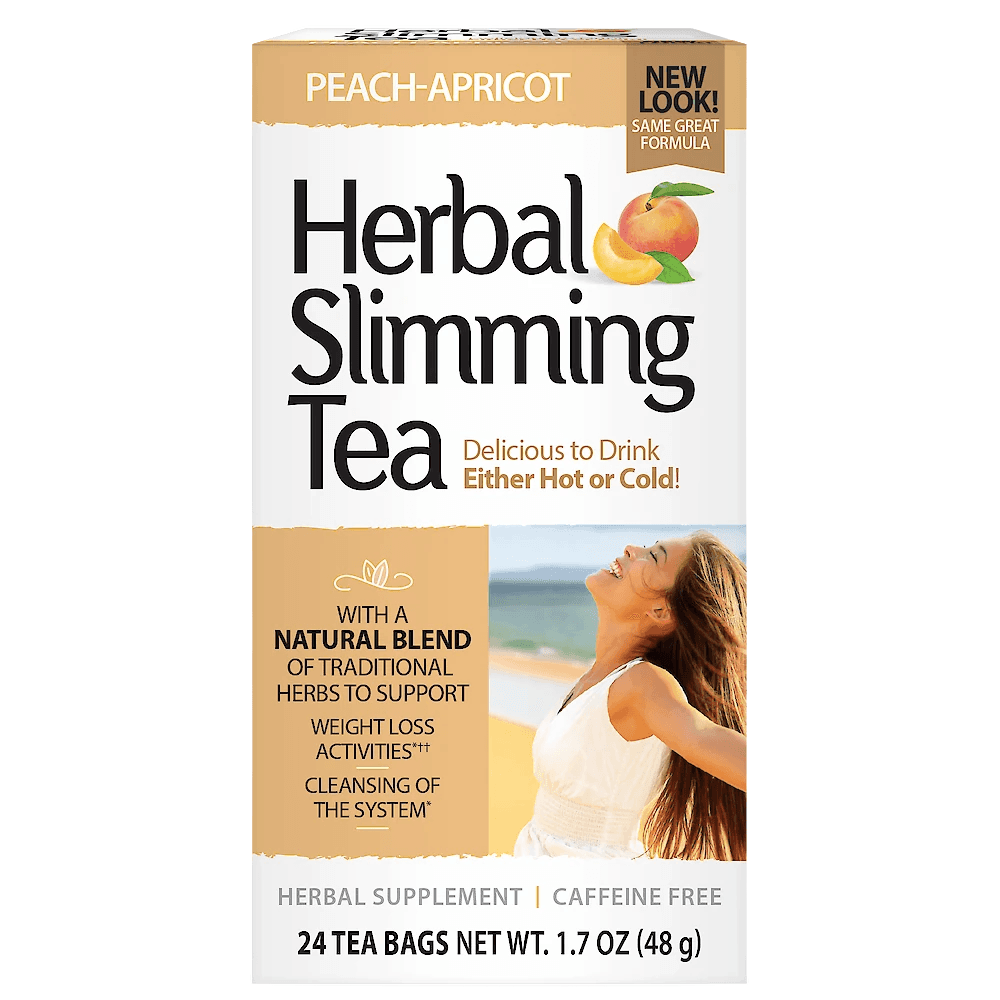 21st CENTURY Slimming Peach Apricot - 24 Tea Bags