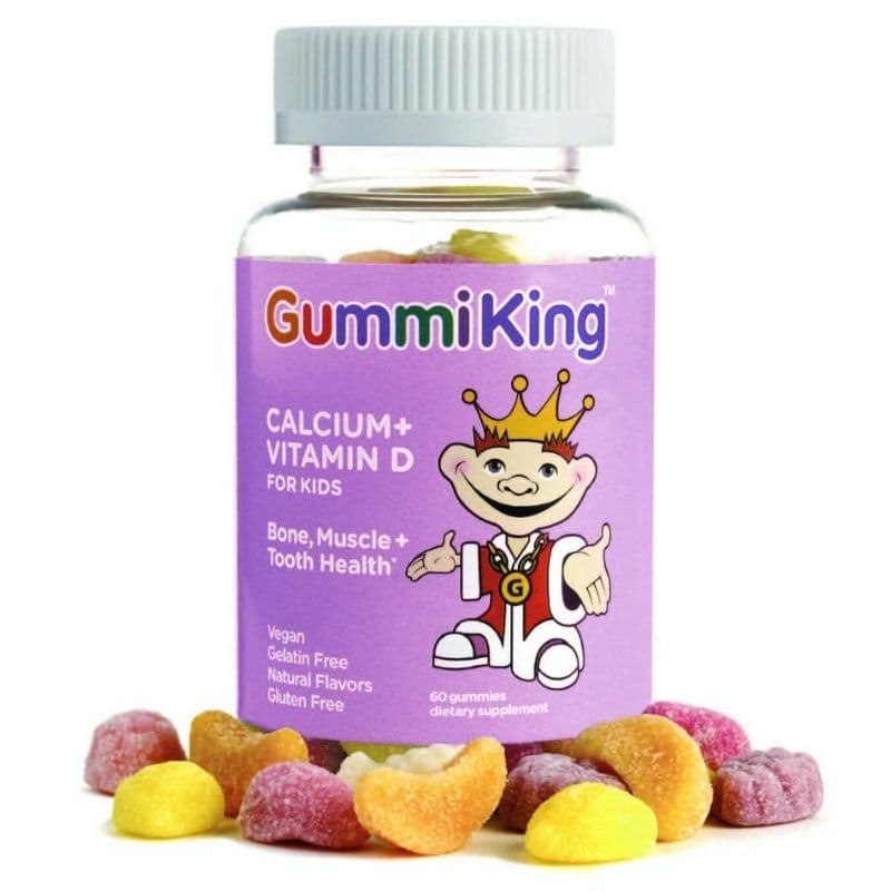 GUMMI KING Calcium + Vitamin D Gummies - 60 Pieces