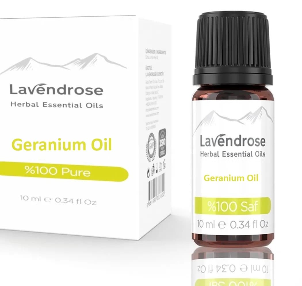 LAVENDROSE Geranium Pure Essential Oil - 10ml