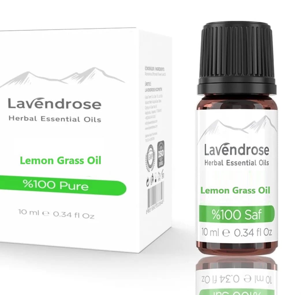 LAVENDROSE Lemon Grass Pure Essential Oil - 10ml