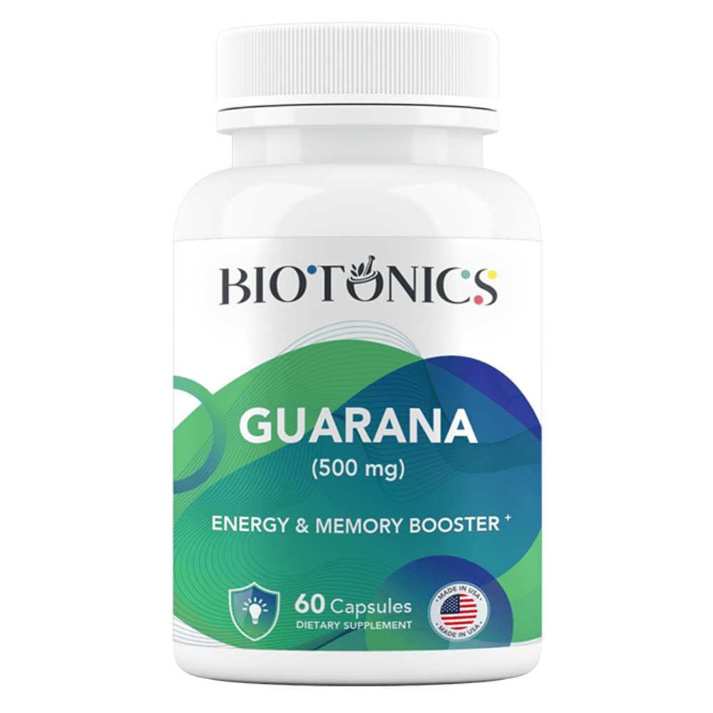 BIOTONICS Guarana - 60 Capsules