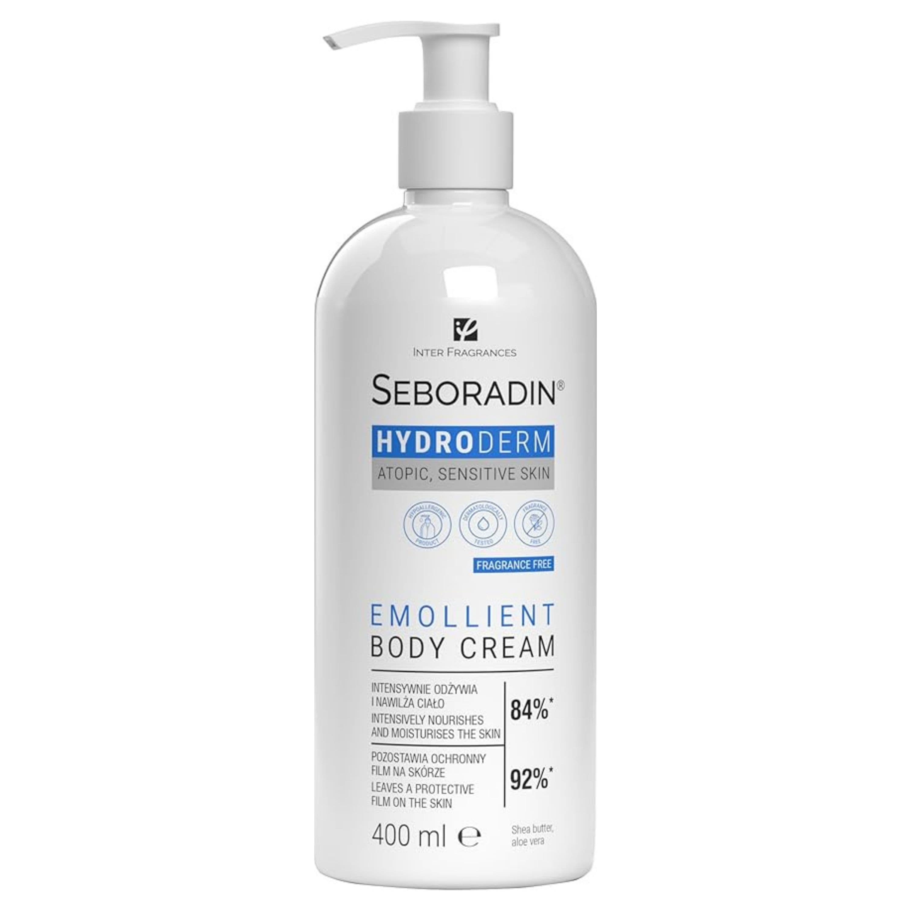 SEBORADIN Hydroderm Emollient Body Cream - 400ml 19693