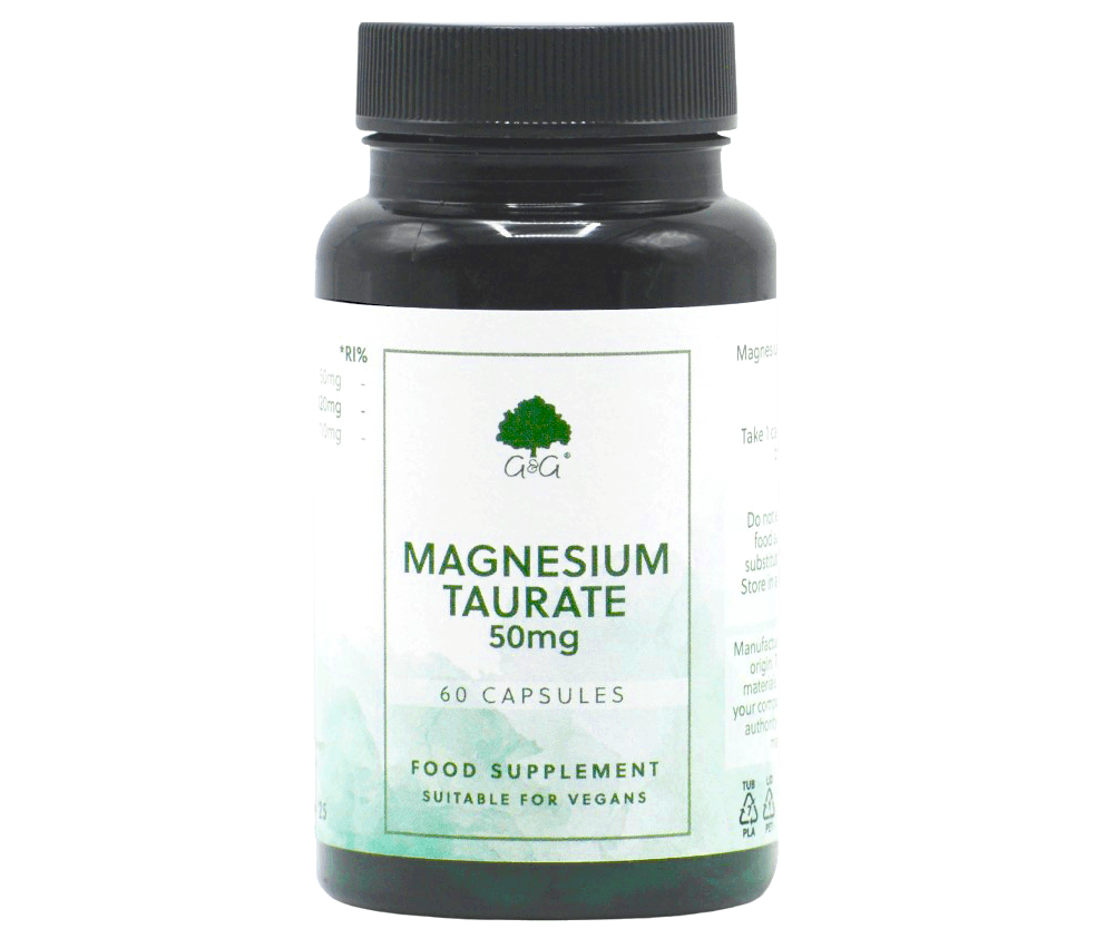 G&G Magnesium Taurate 50mg - 60 Capsules