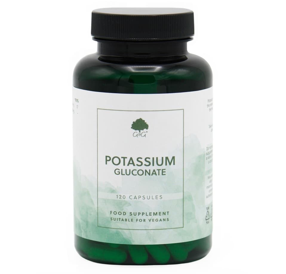 G&G Potassium Gluconate 500mg - 120 Capsules