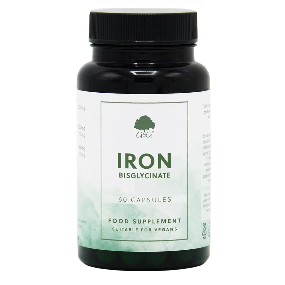 G&G High Strength Iron Bisglycinate - 60 Capsules